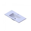 Florence Wastafel Parijs 90cm Met Kraangat Mat wit