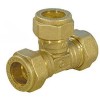 Knel t-stuk 15mm x 15mm x 15mm