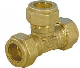 Knel t-stuk 15mm x 15mm x 15mm