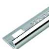 Aluminium Tegelprofiel Rond 12,5mm - Chroom