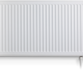 40x220 cm Type 22 - 3542 Watt - Oppio Paneelradiator Compact 6 geribbelde voorzijde - Wit (Ral 9016)
