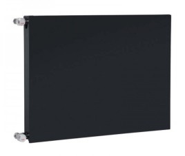 50x100 cm Type 22 - 1866 Watt - Oppio Paneelradiator Compact 6 vlakke voorzijde - Mat Zwart (Ral 9005)