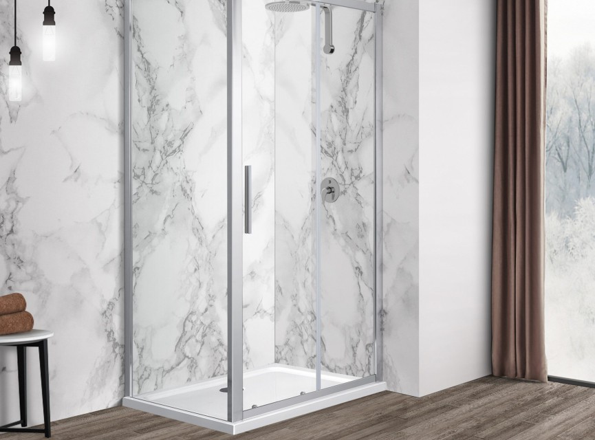 Florence Douchecabine Brescia 120×80cm Chroom