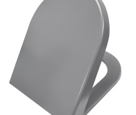 Vesta soft-close zitting tbv wandcloset 52cm mat grijs