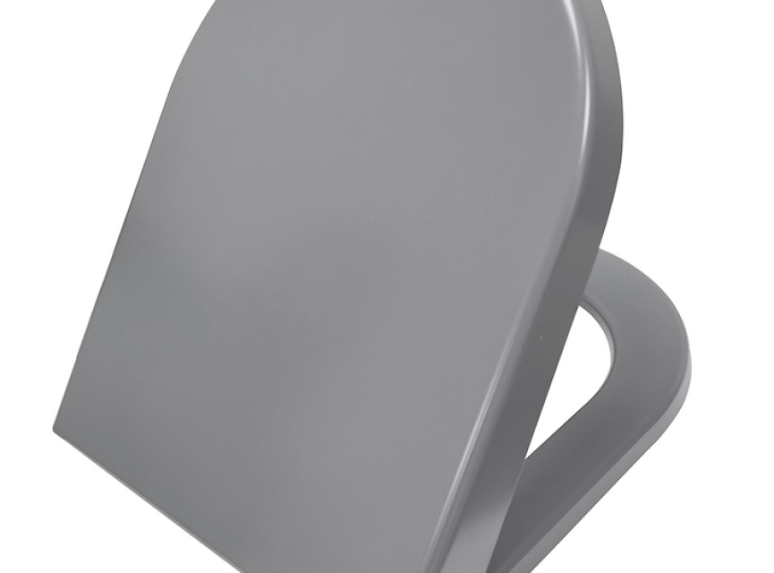 Vesta soft-close zitting tbv wandcloset 52cm mat grijs