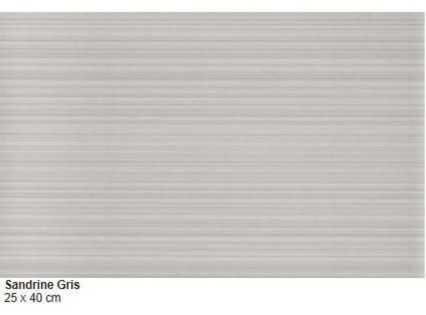 Gestreept Grijs Hoogglans 25x40 Wandtegels