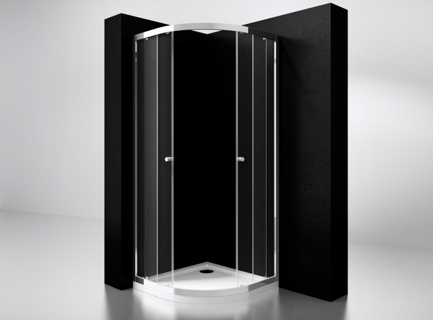 Project 1/4 ronde douchecabine 80x80x190cm glas 5mm