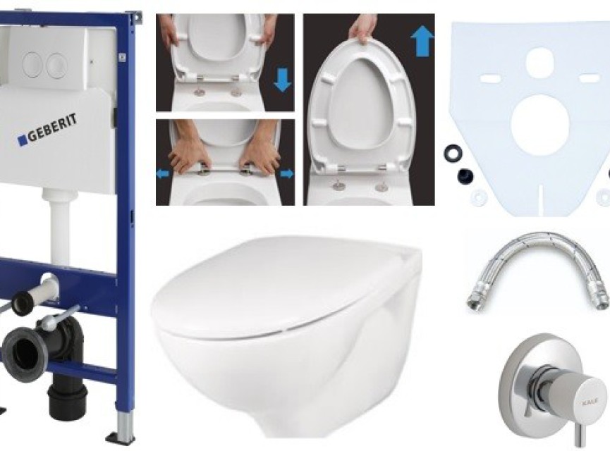 Compleet Set - Universal wandcloset met bidet