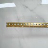 Glitter Tegelprofiel GOUDEN KLEUR / Blok Model / 270cm Lang / 10mm DIK
