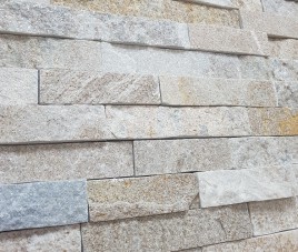 GOLD GLITTER , Natuursteen Strip , Steenstrips Oftewel Stone Panel