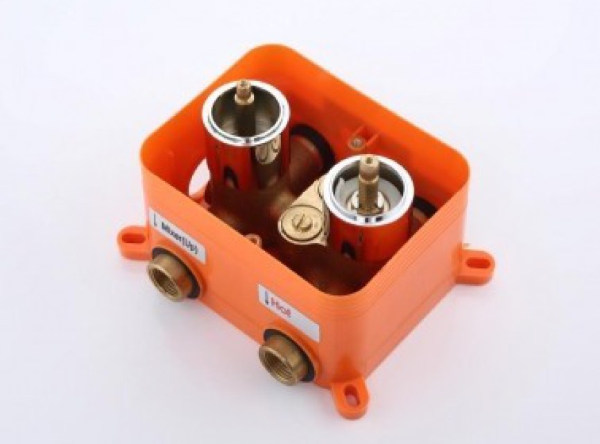 One-Pack Inbouw-Regendoucheset Muuruitloop 300mm Rond