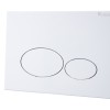 X32 Metal drukplaat voor inbouwreservoir mat wit