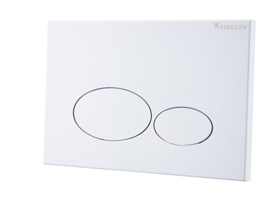 X32 Metal drukplaat voor inbouwreservoir mat wit