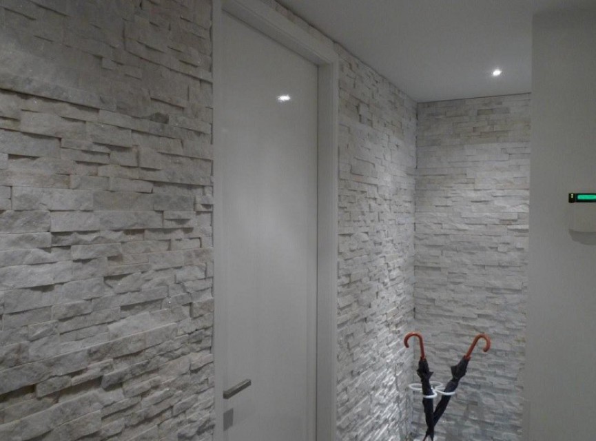 GOCRY WIT GLITTER Brickstone , Natuursteen strip , steenstrips oftewel Stone panel