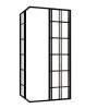 Black-Corner douche hoekinstap 990x990x2100x4mm