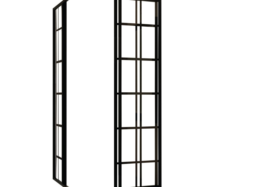 Black-Corner douche hoekinstap 990x990x2100x4mm