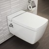 VitrA Metropole Wandcloset met sproeier en ingebouwde warm- en koudwaterkraan + Softclose Bril