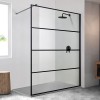 Florence Inloopdouche Monza 120cm Zwart