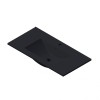 Florence Wastafel Parijs 90cm Met Kraangat Mat Zwart