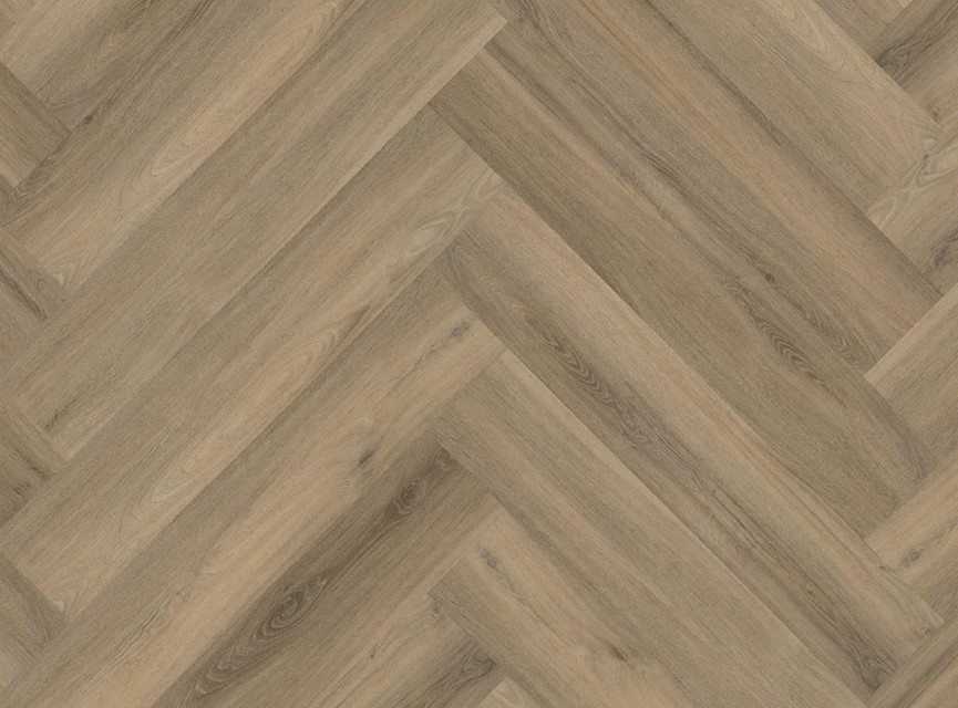 BONN Herringbone light brown pvc 59,5 x 11,9cm