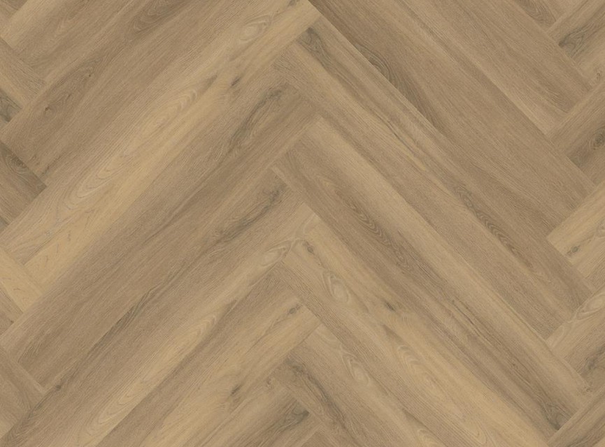 BONN Herringbone Visgraat PVC Plak naturel 59,5x11,9