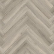 BONN Herringbone Visgraat PVC Plak light grey 59,5x11,9cm