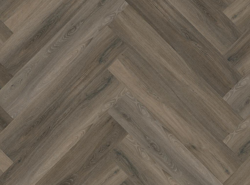 BONN Herringbone dark grey pvc 59,5 x 11,9cm