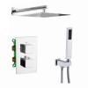 Florence Showerset Palermo Vierkant 8 Inch Muur Chroom