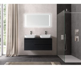 Florence Badmeubelset Birmingham 120cm Zwart