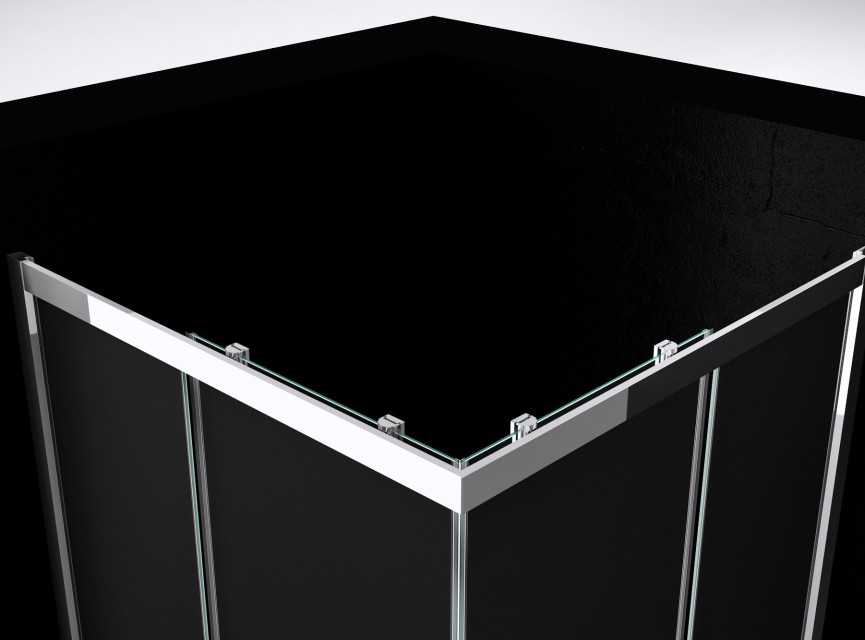Project douche hoekinstap 100x100x190cm glas 5mm