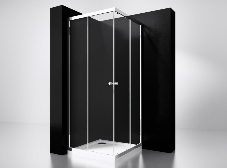 Project douche hoekinstap 100x100x190cm glas 5mm