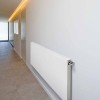 40x220 cm Type 22 - 3542 Watt - ECA Paneelradiator Compact 8 vlakke voorzijde - Wit (Ral 9016)