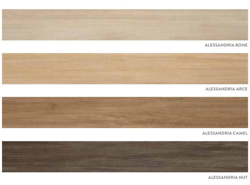 Alessandria Nut 20x120 Keramisch Parket ( MAT ) Vloer en Wandtegels / Woonkamer / Winkel Ruimte / Badkamer