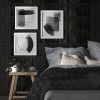 Handmade Trendy Black Hoogglans Wandtegel / Metro tegel / 5x25 / tbv Woonkamer muur / Badkamer / Toilet / Winkelruimte
