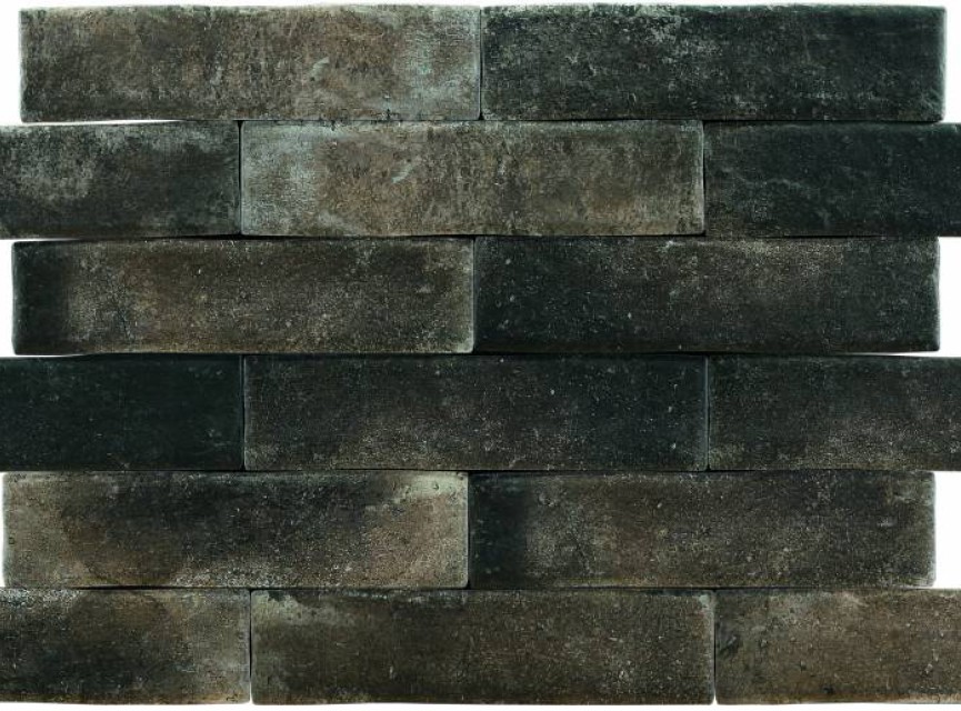 Brickwall Grafito 7x28 / tbv Woonkamer muur / Badkamer / Toilet / Winkelruimte