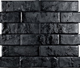 Brickwall Negro 7x28 / tbv Woonkamer muur / Badkamer / Toilet / Winkelruimte