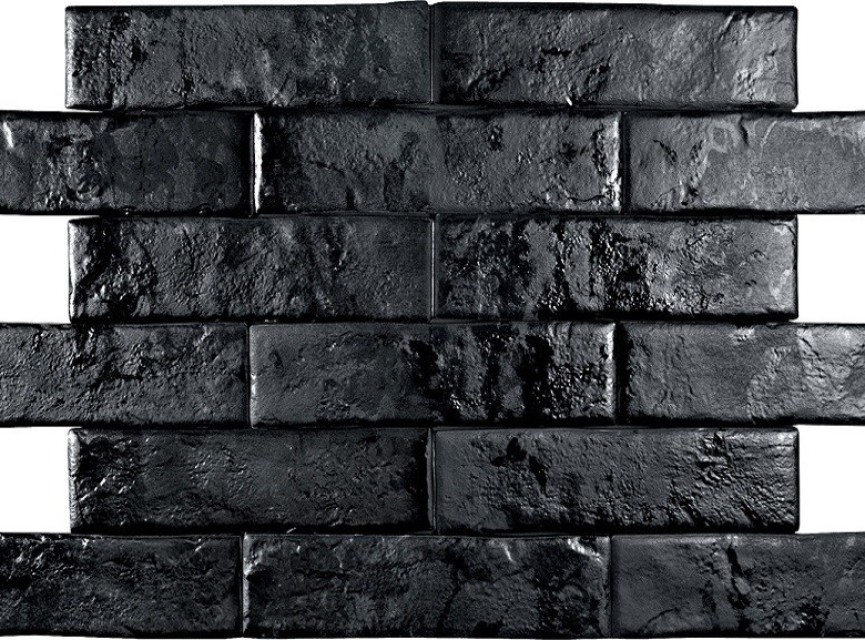 Brickwall Negro 7x28 / tbv Woonkamer muur / Badkamer / Toilet / Winkelruimte
