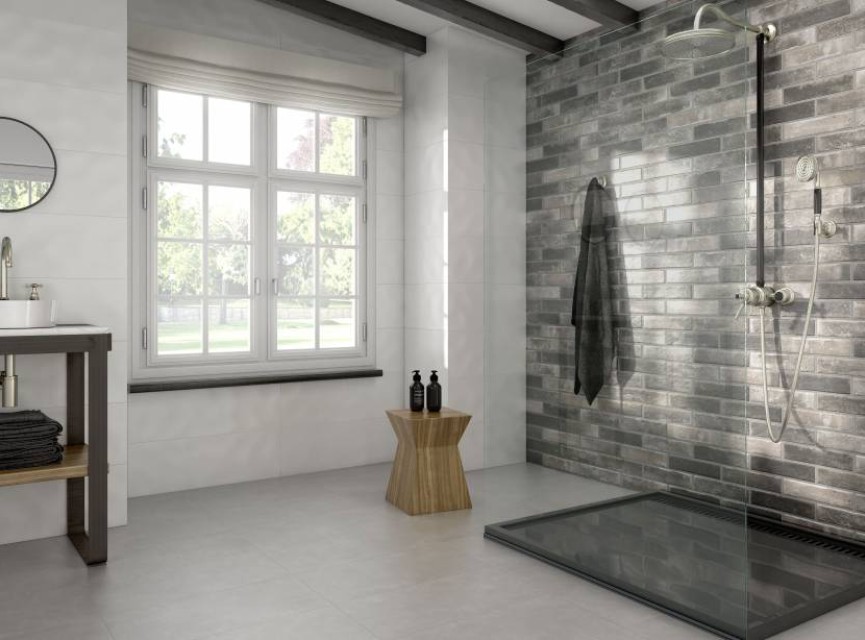 Brickwall Tortora 7x28 / tbv Woonkamer muur / Badkamer / Toilet / Winkelruimte