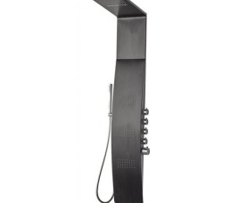 Berdorf douchepaneel aluminium mat-zwart 1470x2030 mm