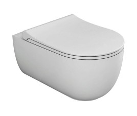 KOUD en WARM - VOKHA Wandcloset met sproeier en ingebouwde WARM en KOUD waterkraan + Softclose Bril