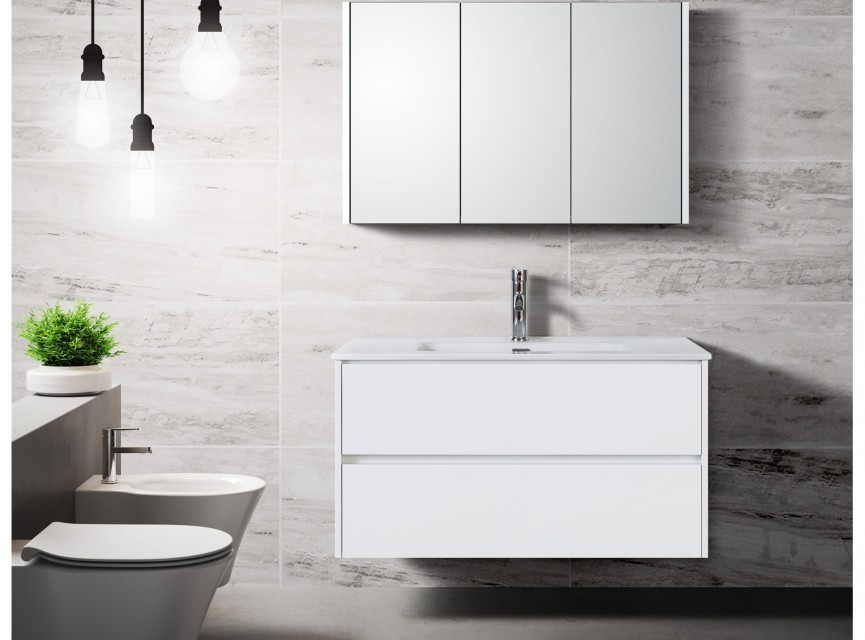 Florence Badmeubelset Londen 90cm Wit