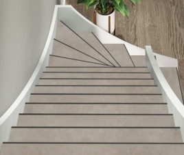 TRAPRENOVATIE SET victoria Beige / PVC ( SET Ten behoeve van 4 TRAPTREDES + PROFIELEN )