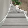 TRAPRENOVATIE SET VICTORIA LIGHT GREY / PVC ( SET Ten behoeve van 4 TRAPTREDES + PROFIELEN )