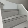 TRAPRENOVATIE SET VICTORIA LIGHT GREY / PVC ( SET Ten behoeve van 4 TRAPTREDES + PROFIELEN )