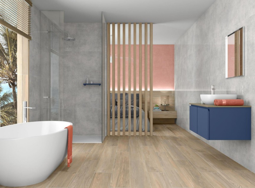 Cottage Siena / Gerectificeerd en R10 Antislip / Keramisch Houtlook Tegels Steigerhout / Keramisch Parket 20x120