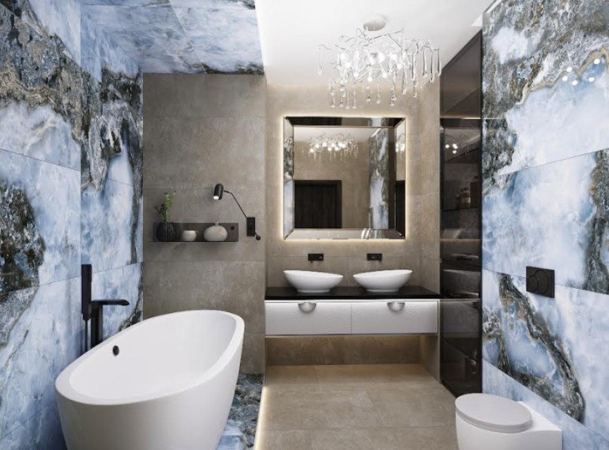 Lux Del Mundo Navi 60x120 Hoogglans Vloertegels / Woonkamer / Winkel Ruimte / Badkamer