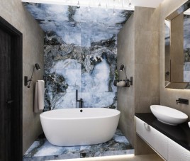 Lux Del Mundo Navi 60x120 Hoogglans Vloertegels / Woonkamer / Winkel Ruimte / Badkamer