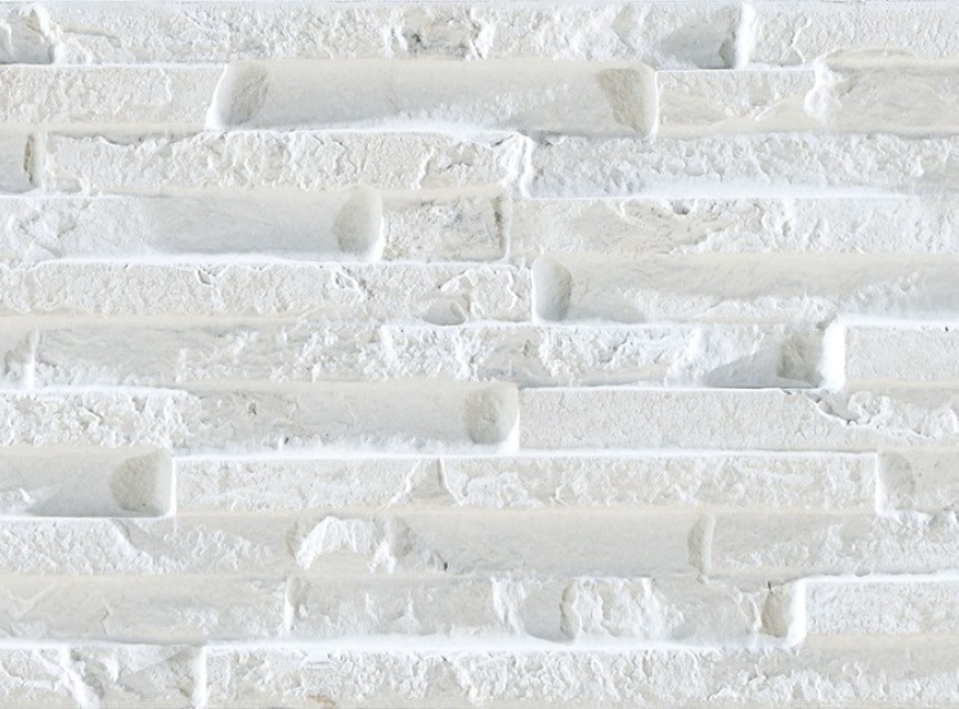 Erico Blanco / Wit 17x52 Decor / Design Tegel ( Keramisch ) / Vloertegel en Wandtegel tbv Woonkamer muur / Badkamer / Toilet / Winkelruimte