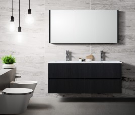 Florence Badmeubelset Londen 120cm Zwart