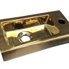Fontein Farnetta Rechts 37x18x9cm glans-goud